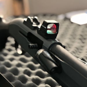 Competition shotgun with optic